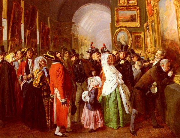 Main Product Photo of On Ferme Painting by Francois-Auguste Biard