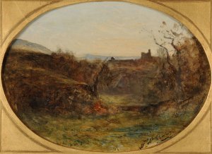 Champfond a Cremieu by Francois-Auguste Ravier Oil Painting