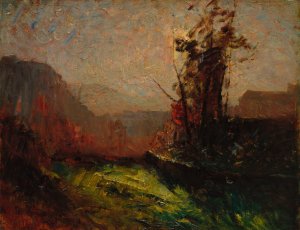 Cremieu, Seen from Chaillonnette by Francois-Auguste Ravier Oil Painting