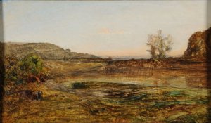 L'etang d'Optevoz by Francois-Auguste Ravier Oil Painting