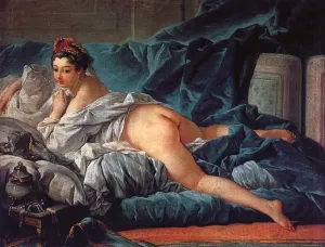 Brown Odalisque Oil painting by Francois Boucher