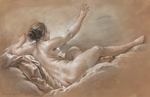 Danae Receiving the Golden Shower by Francois Boucher Oil Painting