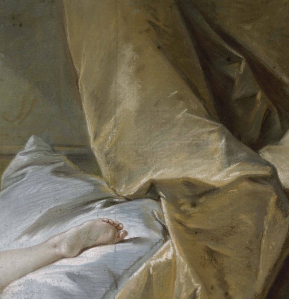 Etude de pied  by Francois Boucher - Hand-Painted Oil Painting Reproduction