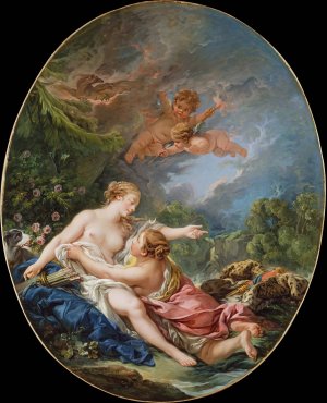 Jupiter and Callisto by Francois Boucher Oil Painting