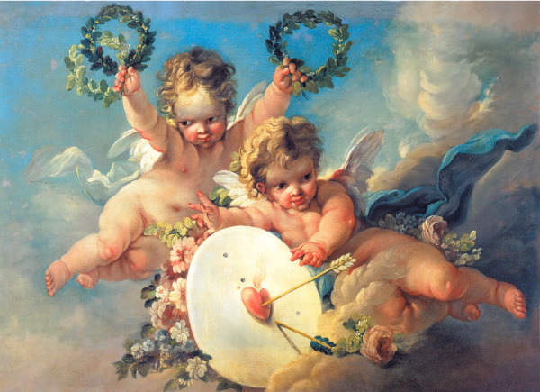 Main Product Photo of Love Target Painting by Francois Boucher