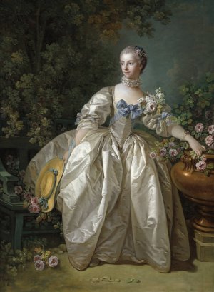 Madame Bergeret by Francois Boucher Oil Painting