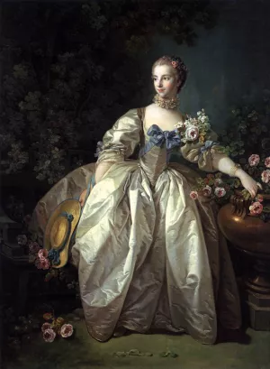 Madame Bergeret by Francois Boucher Oil Painting
