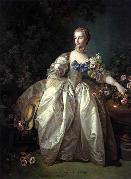 Main Product Photo of Madame Bergeret Painting by Francois Boucher