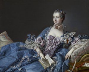 Madame de Pompadour by Francois Boucher Oil Painting