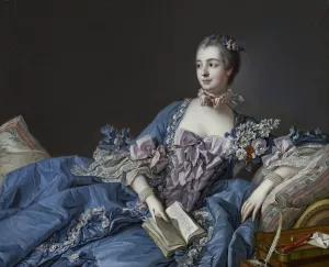 Madame de Pompadour by Francois Boucher Oil Painting