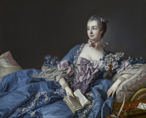 Main Product Photo of Madame de Pompadour  Painting by Francois Boucher