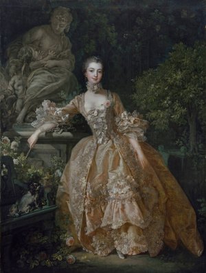 Madame de Pompadour by Francois Boucher Oil Painting