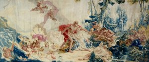 Neptune et Amymone by Francois Boucher Oil Painting