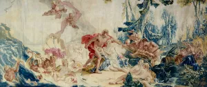 Neptune et Amymone by Francois Boucher Oil Painting