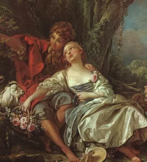 Pastorale by Francois Boucher Oil Painting