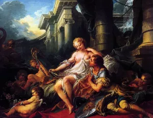 Rinaldo and Armida painting by Francois Boucher