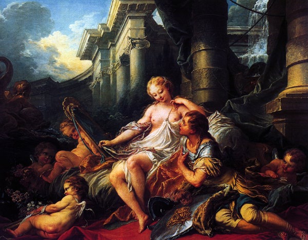 Main Product Photo of Rinaldo and Armida Painting by Francois Boucher