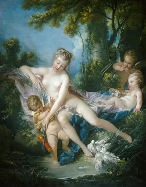 The Bath of Venus by Francois Boucher Oil Painting