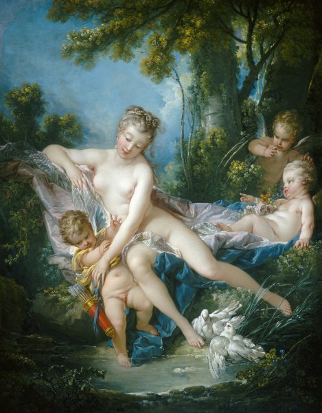 Main Product Photo of The Bath of Venus  Painting by Francois Boucher