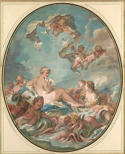 Main Product Photo of The Birth and Triumph of Venus  Painting by Francois Boucher