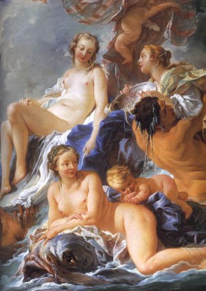The Birth of Venus Detail