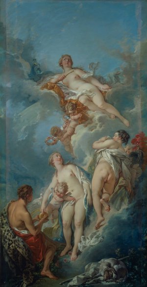 The Judgment of Paris by Francois Boucher Oil Painting
