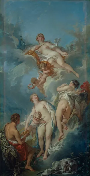 The Judgment of Paris by Francois Boucher Oil Painting