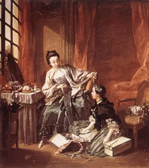 The Milliner The Morning by Francois Boucher Oil Painting