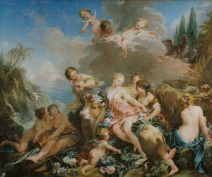 The Rape of Europa by Francois Boucher Oil Painting