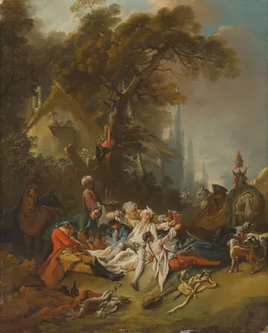 The Rest on the Hunt by Francois Boucher Oil Painting