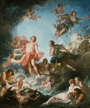 The Rising of the Sun by Francois Boucher Oil Painting