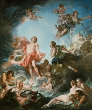 The Rising of the Sun by Francois Boucher Oil Painting