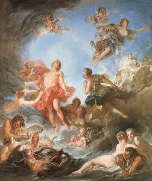 The Rising of the Sun by Francois Boucher Oil Painting