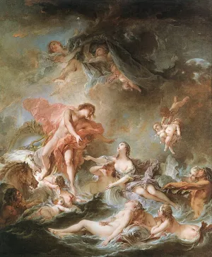 The Setting of the Sun painting by Francois Boucher