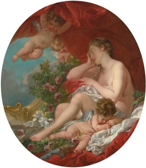 The Sleep Of Venus by Francois Boucher Oil Painting