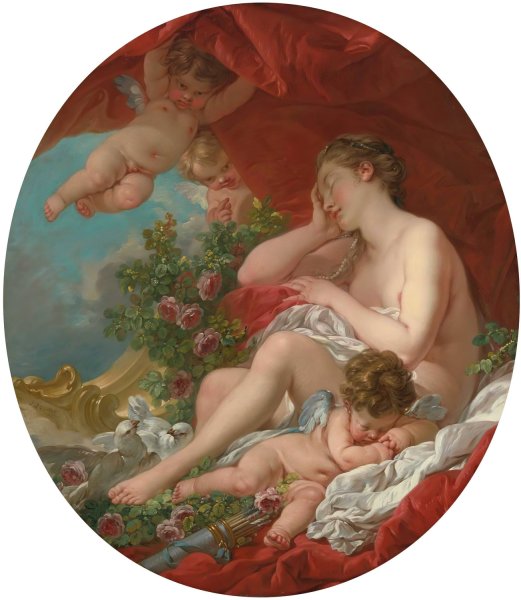 Main Product Photo of The Sleep Of Venus  Painting by Francois Boucher