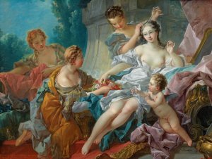 The Toilet of Venus by Francois Boucher Oil Painting