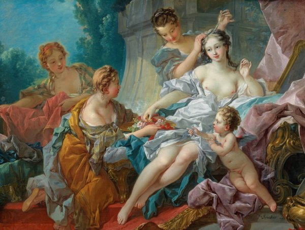 Main Product Photo of The Toilet of Venus  Painting by Francois Boucher