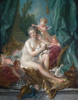 The Toilette of Venus by Francois Boucher Oil Painting