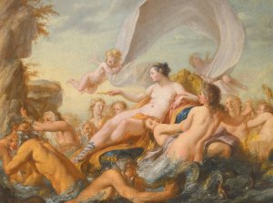The Triumph Of Venus by Francois Boucher Oil Painting