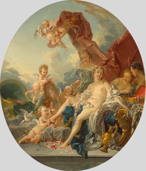 Main Product Photo of Toilet of Venus Painting by Francois Boucher