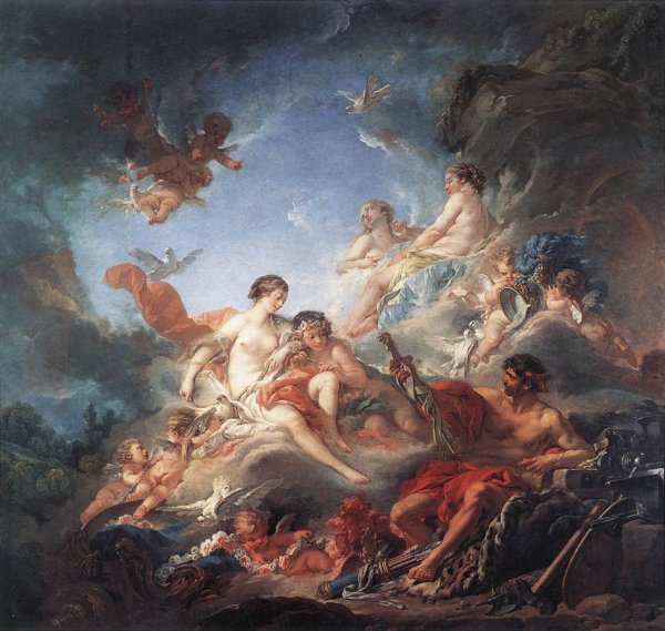 Vulcan Presenting Venus with Arms for Aeneas