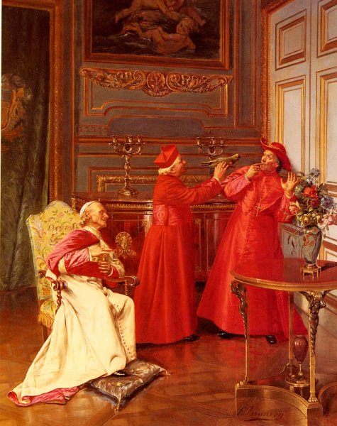 Main Product Photo of Non Abbiate Paura Painting by Francois Brunery