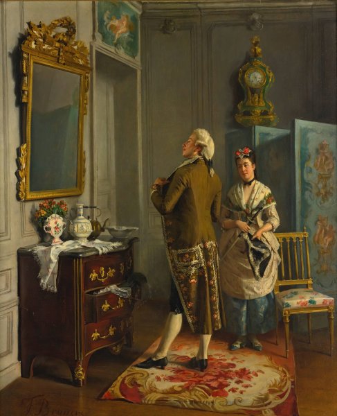 Main Product Photo of Ready For The Ball Painting by Francois Brunery