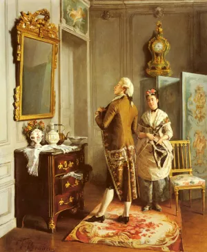 Vanity painting by Francois Brunery