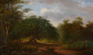 Le Grand Faulx de Verzy by Francois Clovis Hecart-Gaillot Oil Painting