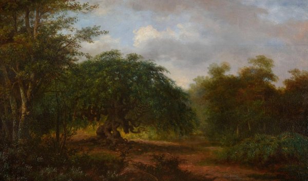 Main Product Photo of Le Grand Faulx de Verzy Painting by Francois Clovis Hecart-Gaillot
