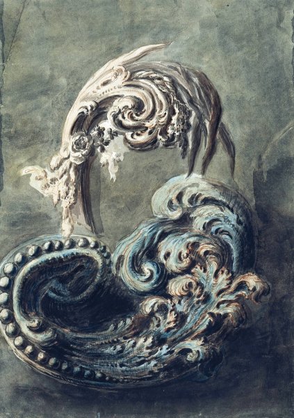Main Product Photo of Scroll Ornament  Painting by Francois Cuvillies The Younger