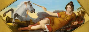 Allegories Of The Four Continents; Europe by Francois Dubois Oil Painting