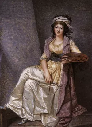 Marguerite Gerard 2 Oil painting by Francois Dumont